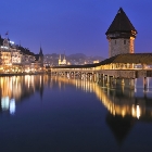 Luzern, Kapličkový most | fotografie