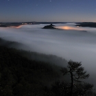 Mlha v kaňonu Labe | fotografie