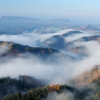 Mlhy pod Pravčickou bránou | fotografie