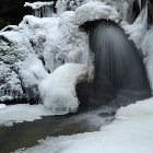 Suchá Kamenice v zimě | fotografie