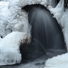 Suchá Kamenice v zimě | fotografie